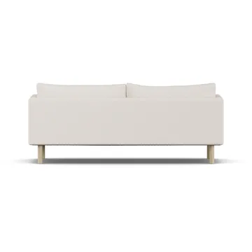 Linnevik divano - Caleido Beige 9600-rovere oliato bianco, 3 sedute, senza gonna - 1898