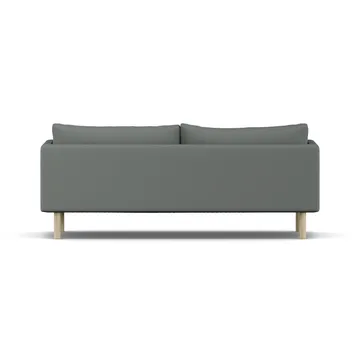 Linnevik divano - Caleido Grey 1240-rovere oliato bianco, 3 sedute, senza gonna - 1898