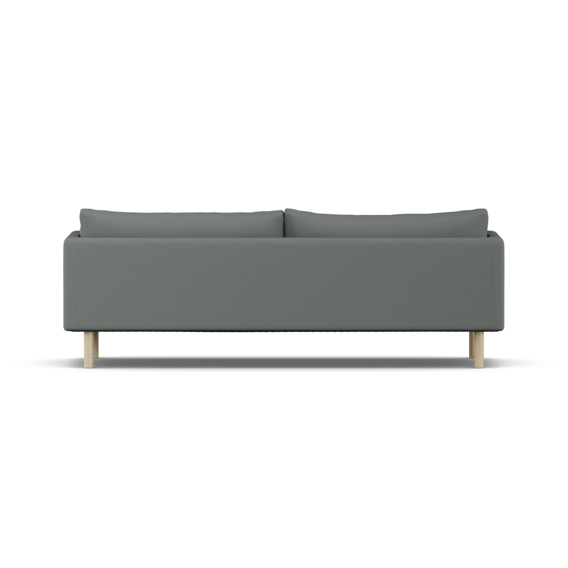 Linnevik divano, Caleido Grey 1240-rovere oliato bianco, 4 sedute, senza gonna 1898