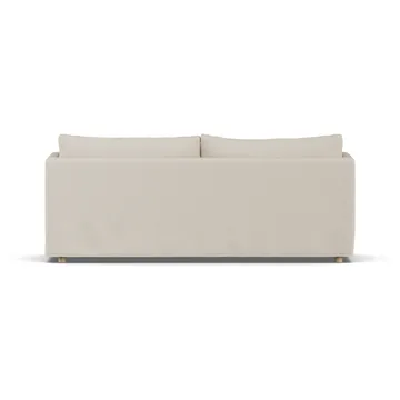 Linnevik divano - Jump Beige 1956-rovere oliato bianco, 3 sedute, con gonna - 1898