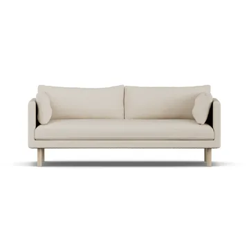 Linnevik divano - Jump Beige 1956-rovere oliato bianco, 3 sedute, senza gonna - 1898