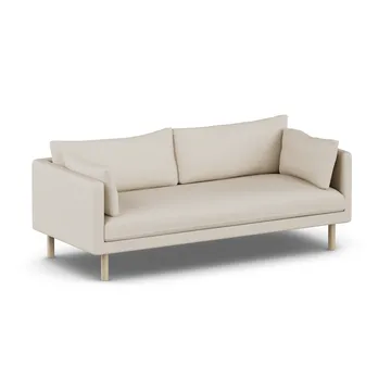 Linnevik divano - Jump Beige 1956-rovere oliato bianco, 3 sedute, senza gonna - 1898