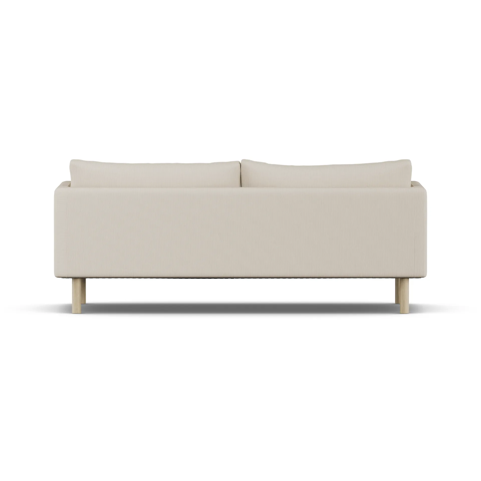 Linnevik divano, Jump Beige 1956-rovere oliato bianco, 3 sedute, senza gonna 1898