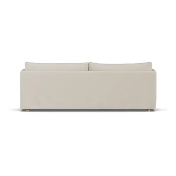 Linnevik divano - Jump Beige 1956-rovere oliato bianco, 4 sedute, con gonna - 1898