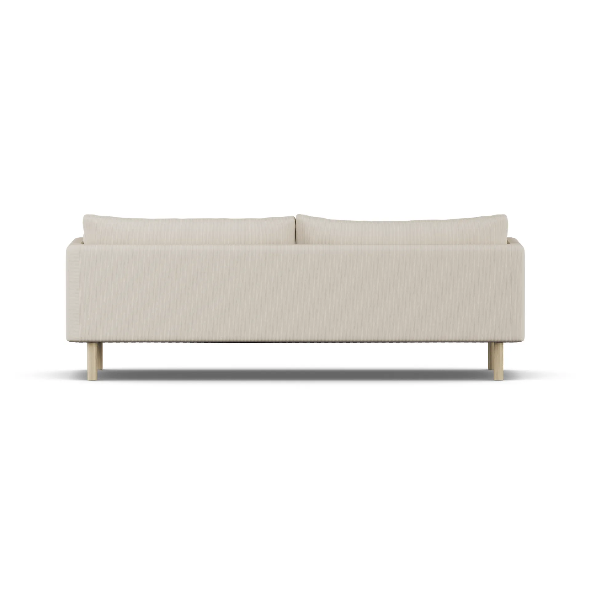 Linnevik divano, Jump Beige 1956-rovere oliato bianco, 4 sedute, senza gonna 1898