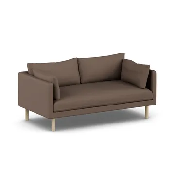 Linnevik divano - Jump Brown 1955-rovere oliato bianco, 2 sedute, senza gonna - 1898