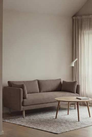 Linnevik divano - Jump Brown 1955-rovere oliato bianco, 2 sedute, senza gonna - 1898