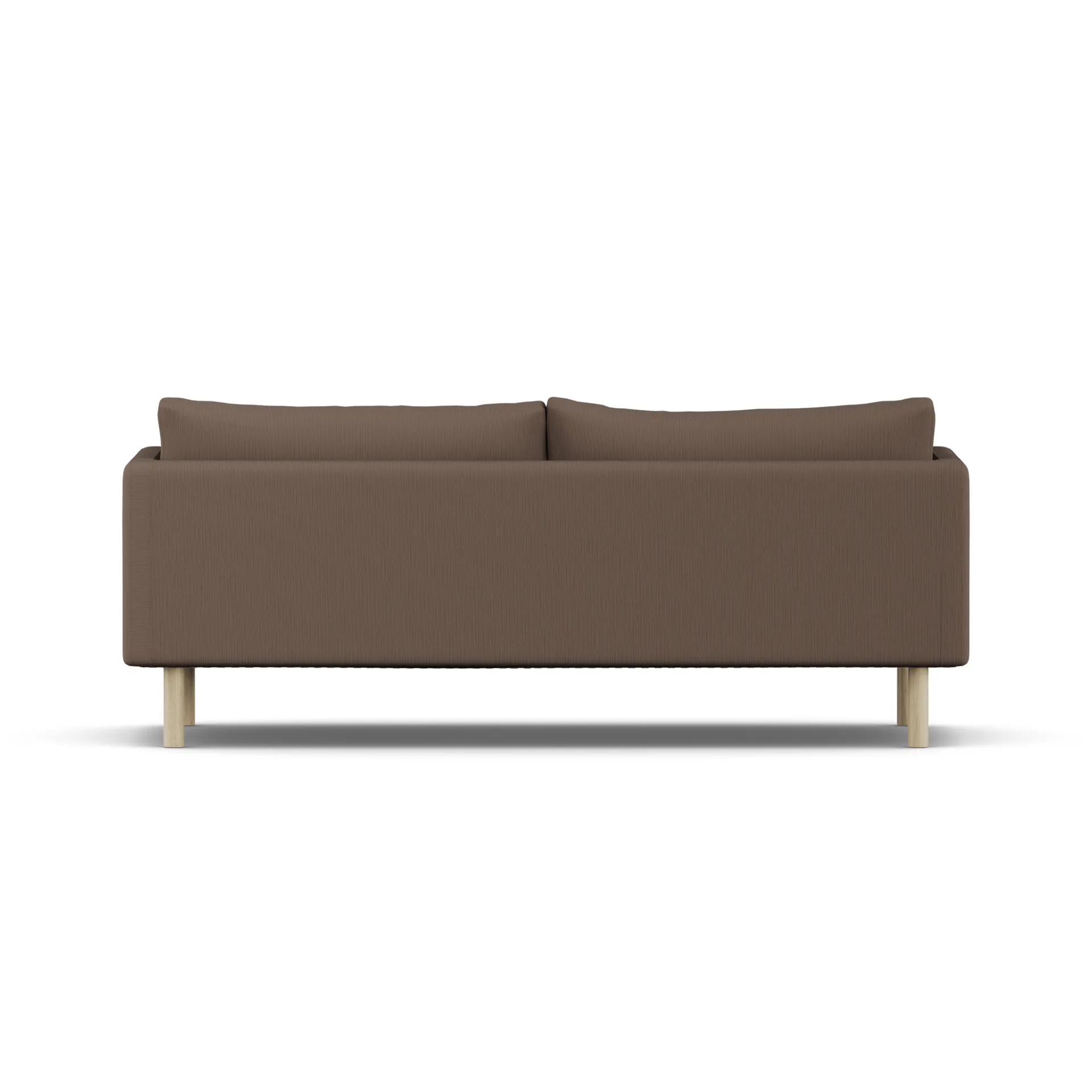 Linnevik divano, Jump Brown 1955-rovere oliato bianco, 3 sedute, senza gonna 1898
