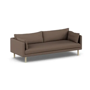 Linnevik divano - Jump Brown 1955-rovere oliato bianco, 4 sedute, senza gonna - 1898