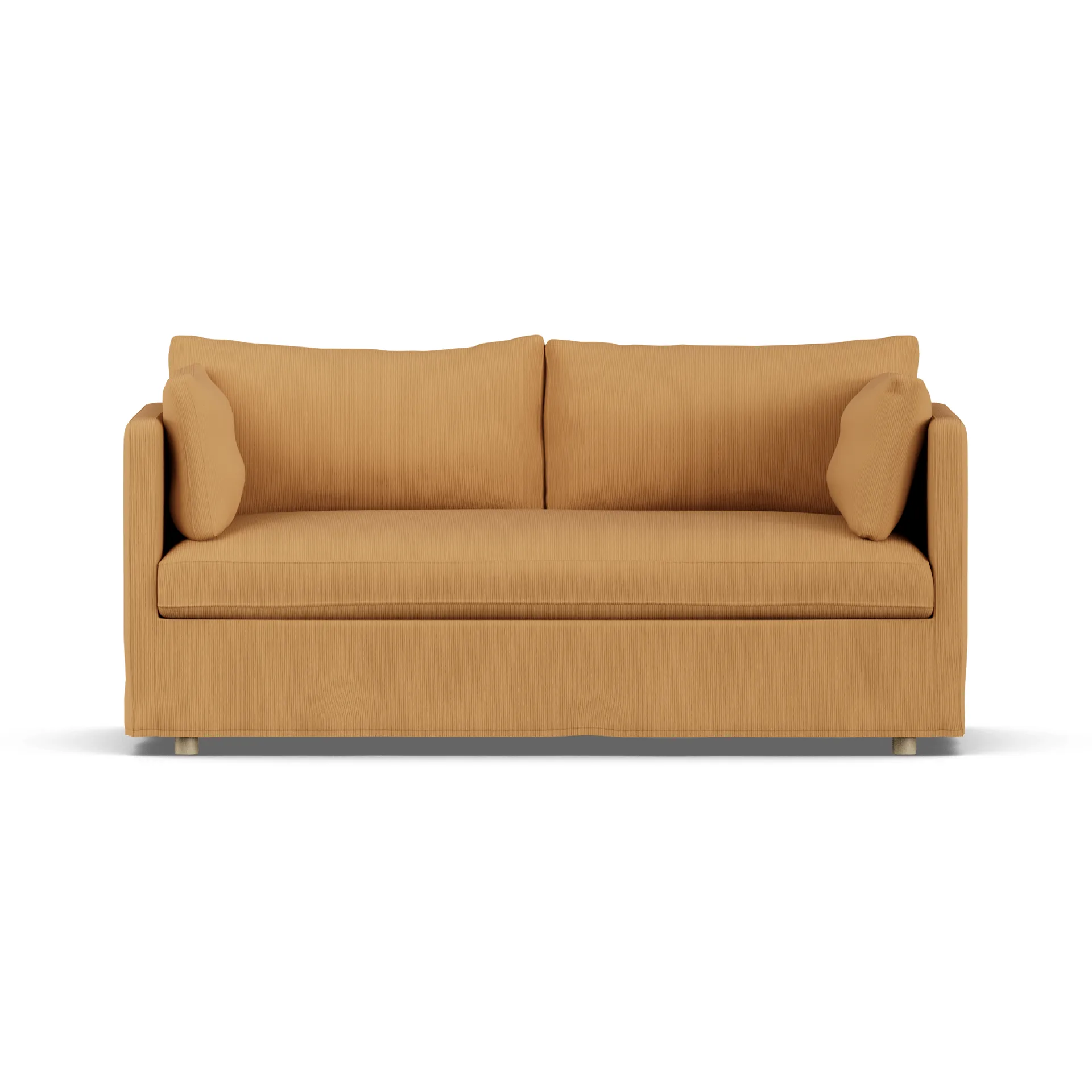 Linnevik divano, Jump Honey 1959-rovere oliato bianco, 2 sedute, con gonna 1898