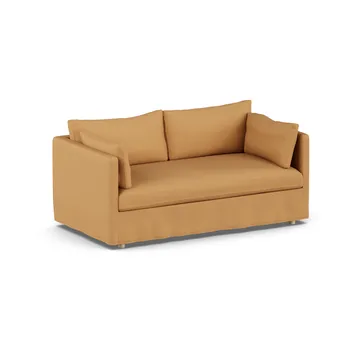 Linnevik divano - Jump Honey 1959-rovere oliato bianco, 2 sedute, con gonna - 1898