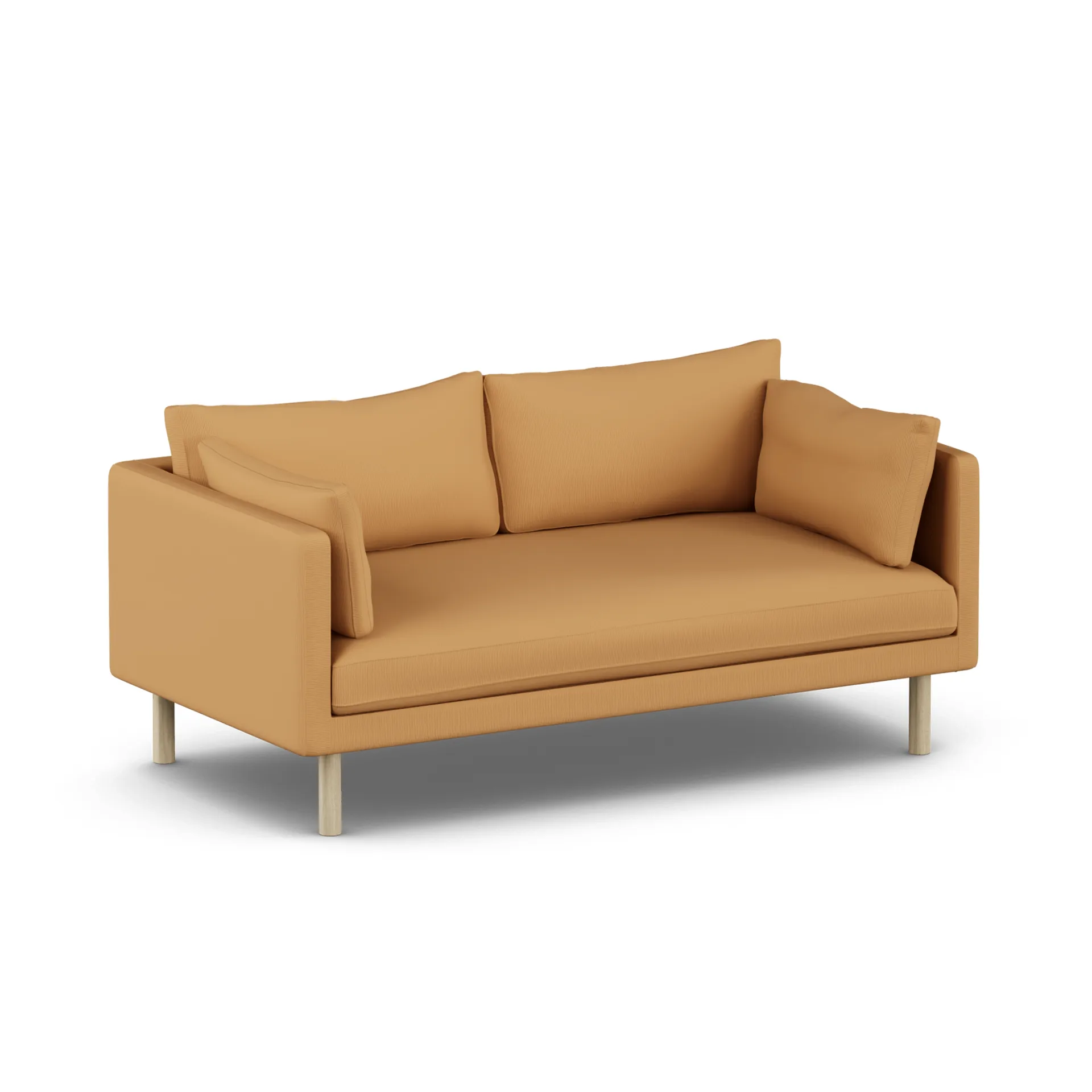 Linnevik divano, Jump Honey 1959-rovere oliato bianco, 2 sedute, senza gonna 1898