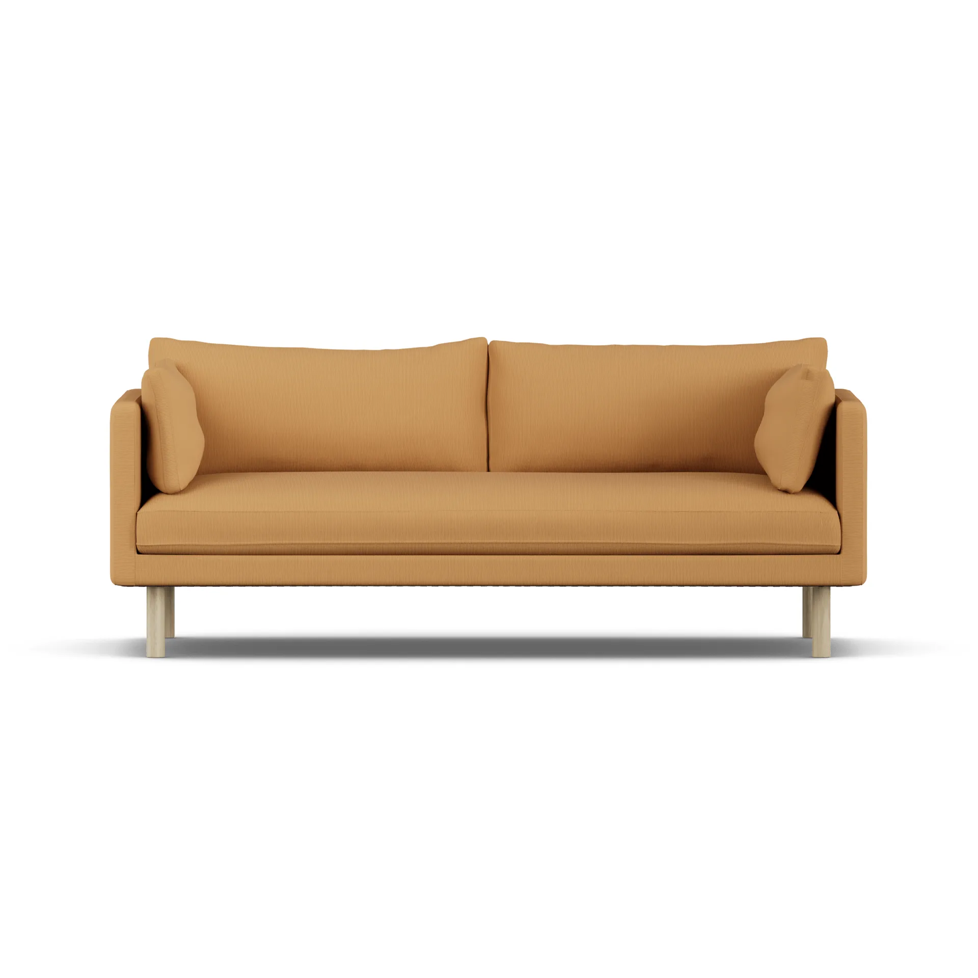 Linnevik divano, Jump Honey 1959-rovere oliato bianco, 3 sedute, senza gonna 1898
