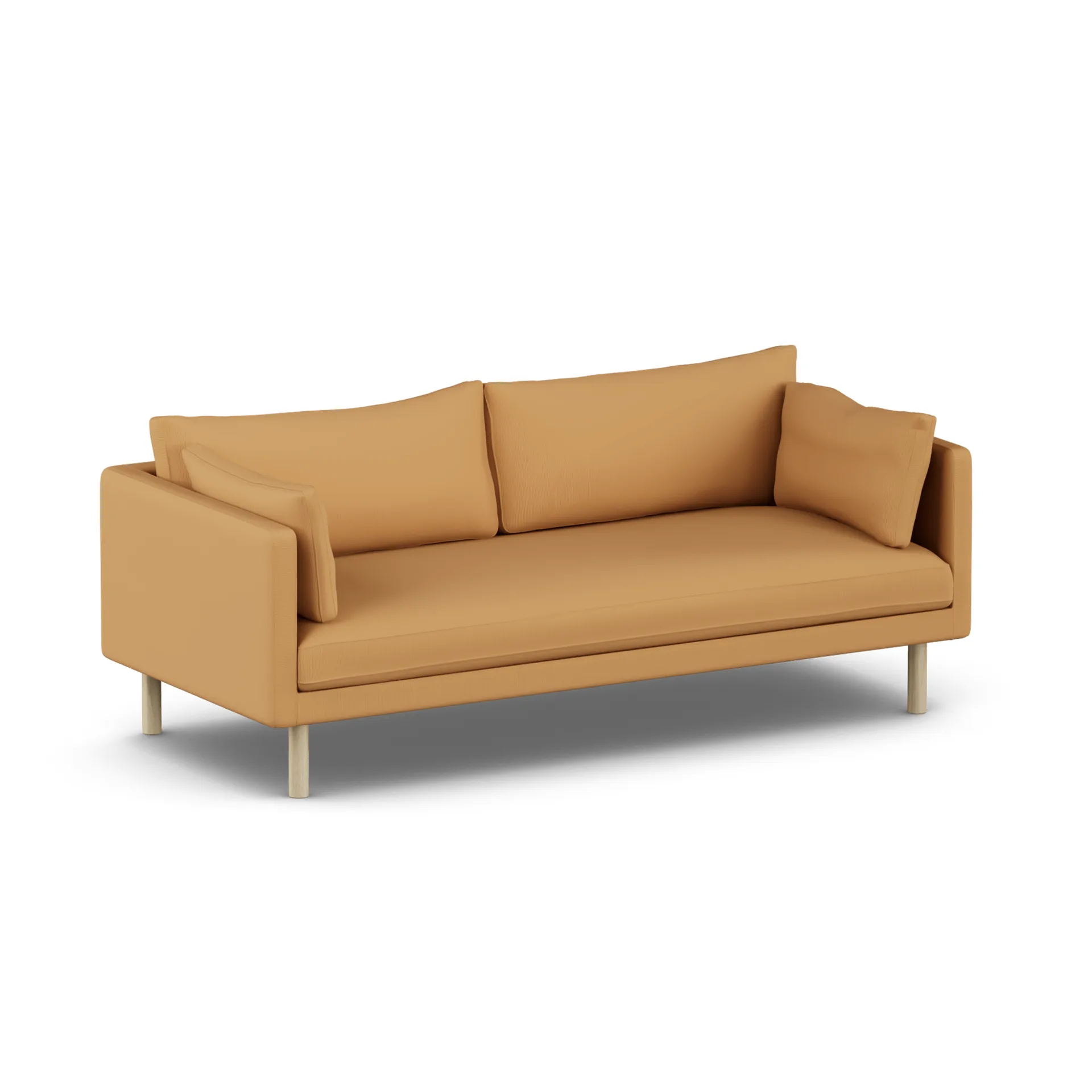 Linnevik divano, Jump Honey 1959-rovere oliato bianco, 3 sedute, senza gonna 1898