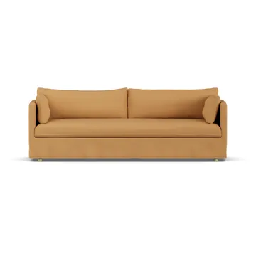 Linnevik divano - Jump honey 1959-rovere oliato bianco, 4 sedute, con gonna - 1898