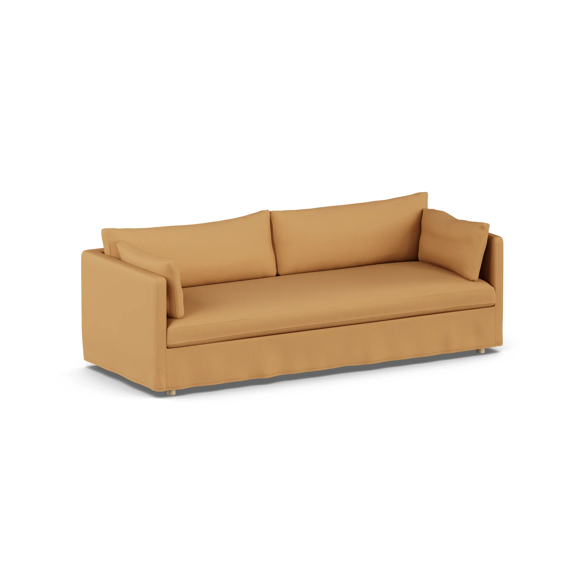 Linnevik divano, Jump honey 1959-rovere oliato bianco, 4 sedute, con gonna 1898