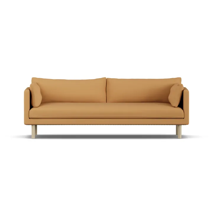 Linnevik divano - Jump Honey 1959-rovere oliato bianco, 4 sedute, senza gonna - 1898