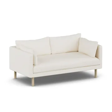 Linnevik divano - Jump Off White 1954-rovere oliato bianco, 2 sedute, senza gonna - 1898