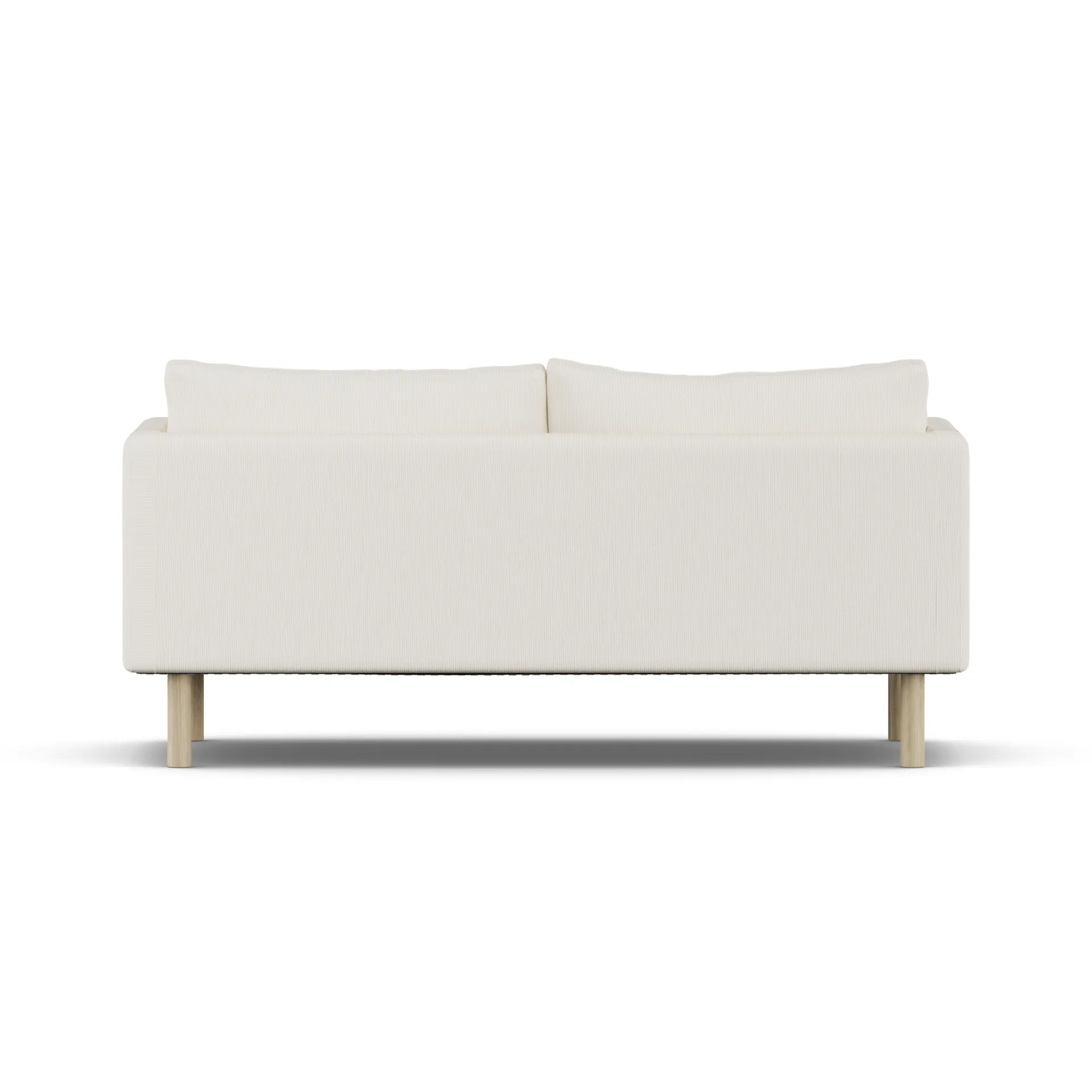 Linnevik divano, Jump Off White 1954-rovere oliato bianco, 2 sedute, senza gonna 1898
