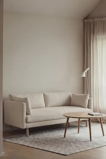 Linnevik divano - Jump Off White 1954-rovere oliato bianco, 2 sedute, senza gonna - 1898