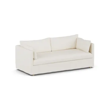 Linnevik divano - Jump off white 1954-rovere oliato bianco, 3 sedute, con gonna - 1898