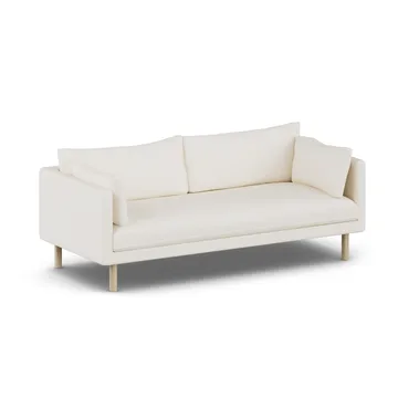 Linnevik divano - Jump Off White 1954-rovere oliato bianco, 3 sedute, senza gonna - 1898