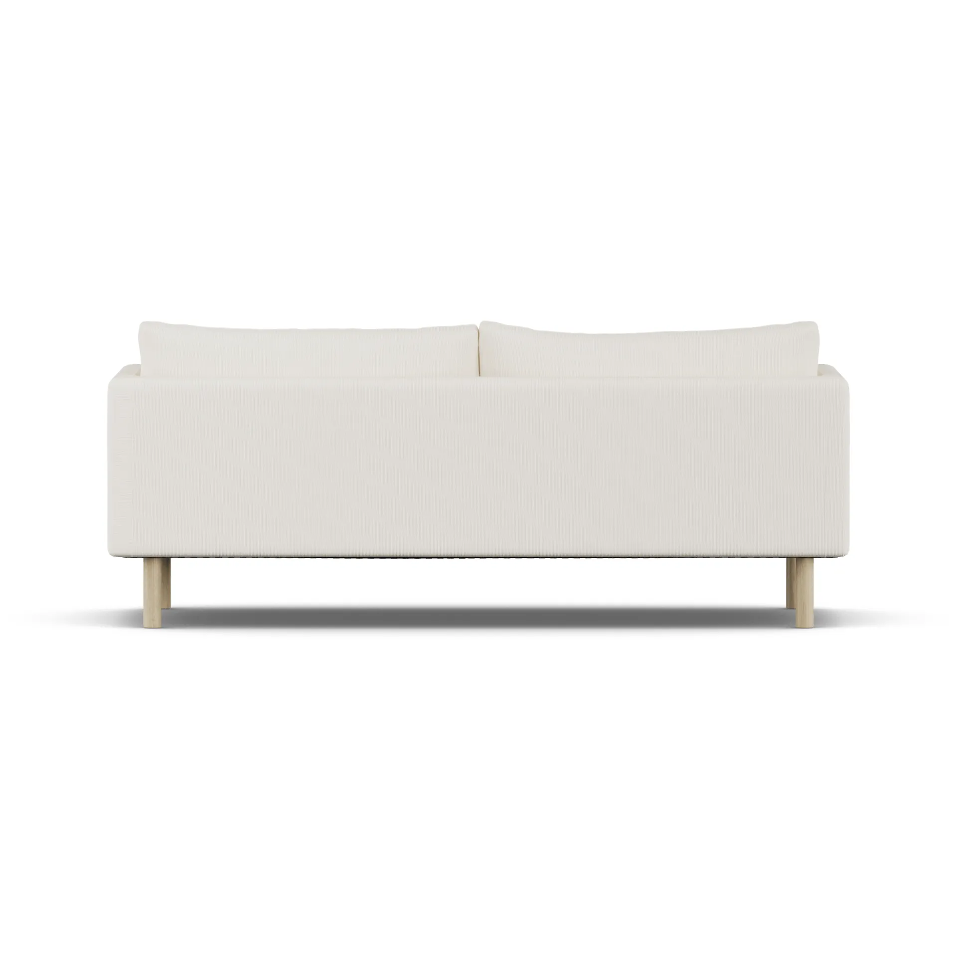 Linnevik divano, Jump Off White 1954-rovere oliato bianco, 3 sedute, senza gonna 1898