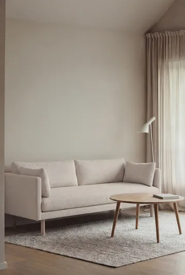 Linnevik divano - Jump Off White 1954-rovere oliato bianco, 3 sedute, senza gonna - 1898