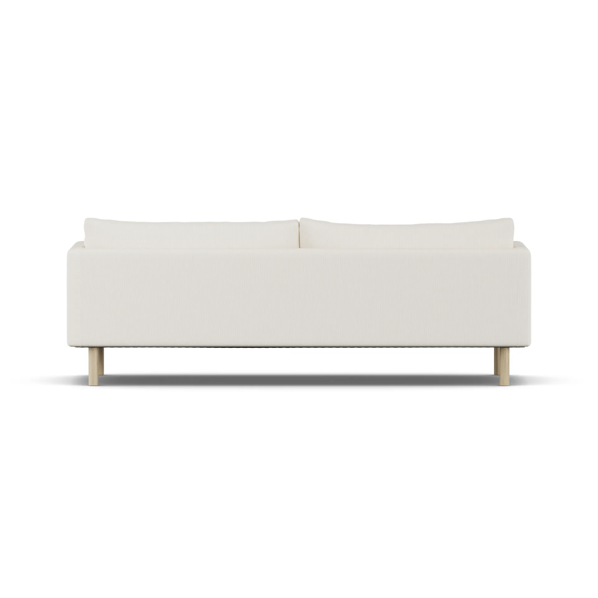 Linnevik divano, Jump Off White 1954-rovere oliato bianco, 4 sedute, senza gonna 1898