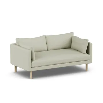 Linnevik divano - Luiza Beige 3981-rovere oliato bianco, 2 sedute, senza gonna - 1898