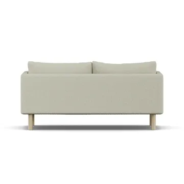Linnevik divano - Luiza Beige 3981-rovere oliato bianco, 2 sedute, senza gonna - 1898