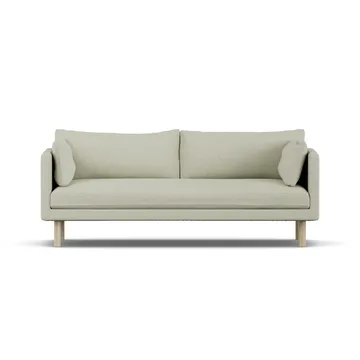 Linnevik divano - Luiza Beige 3981-rovere oliato bianco, 3 sedute, senza gonna - 1898