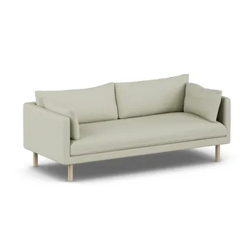 Linnevik divano - Luiza Beige 3981-rovere oliato bianco, 3 sedute, senza gonna - 1898