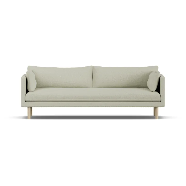 Linnevik divano - Luiza Beige 3981-rovere oliato bianco, 4 sedute, senza gonna - 1898