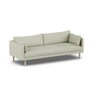 Linnevik divano - Luiza Beige 3981-rovere oliato bianco, 4 sedute, senza gonna - 1898
