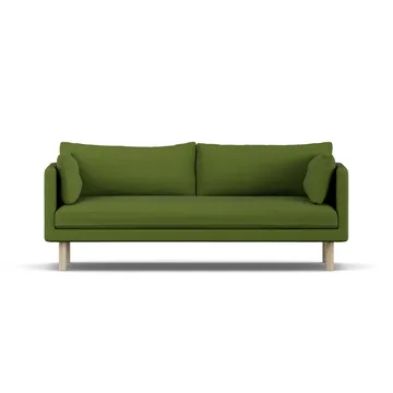 Linnevik divano - Luiza Green 3975-rovere oliato bianco, 3 sedute, senza gonna - 1898