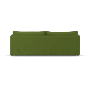 Linnevik divano - Luiza Green 3975-rovere oliato bianco, 4 sedute, con gonna - 1898