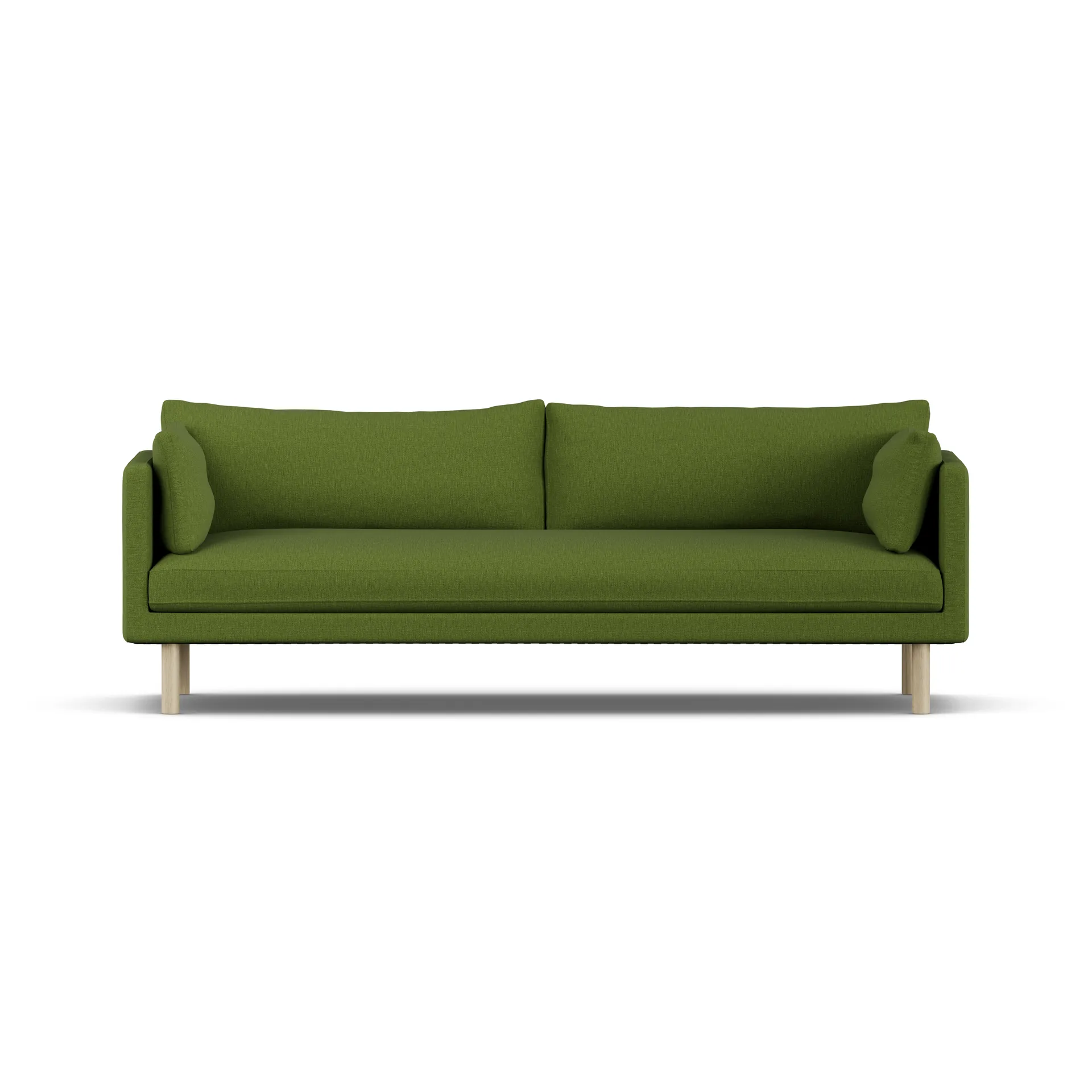 Linnevik divano, Luiza Green 3975-rovere oliato bianco, 4 sedute, senza gonna 1898