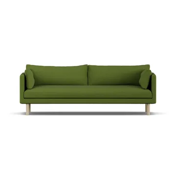 Linnevik divano - Luiza Green 3975-rovere oliato bianco, 4 sedute, senza gonna - 1898