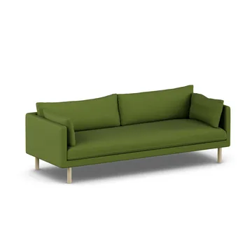 Linnevik divano - Luiza Green 3975-rovere oliato bianco, 4 sedute, senza gonna - 1898