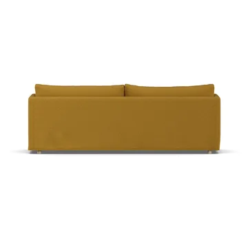 Linnevik divano - Luiza Mustard 3972-rovere oliato bianco, 4 sedute, con gonna - 1898