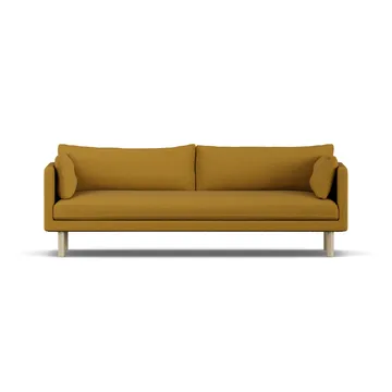Linnevik divano - Luiza Mustard 3972-rovere oliato bianco, 4 sedute, senza gonna - 1898