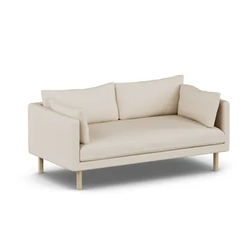 Linnevik divano - Same Beige 6670-rovere oliato bianco, 2 sedute, senza gonna - 1898