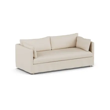 Linnevik divano - Same Beige 6670-rovere oliato bianco, 3 sedute, con gonna - 1898