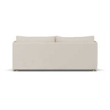 Linnevik divano - Same Beige 6670-rovere oliato bianco, 3 sedute, con gonna - 1898