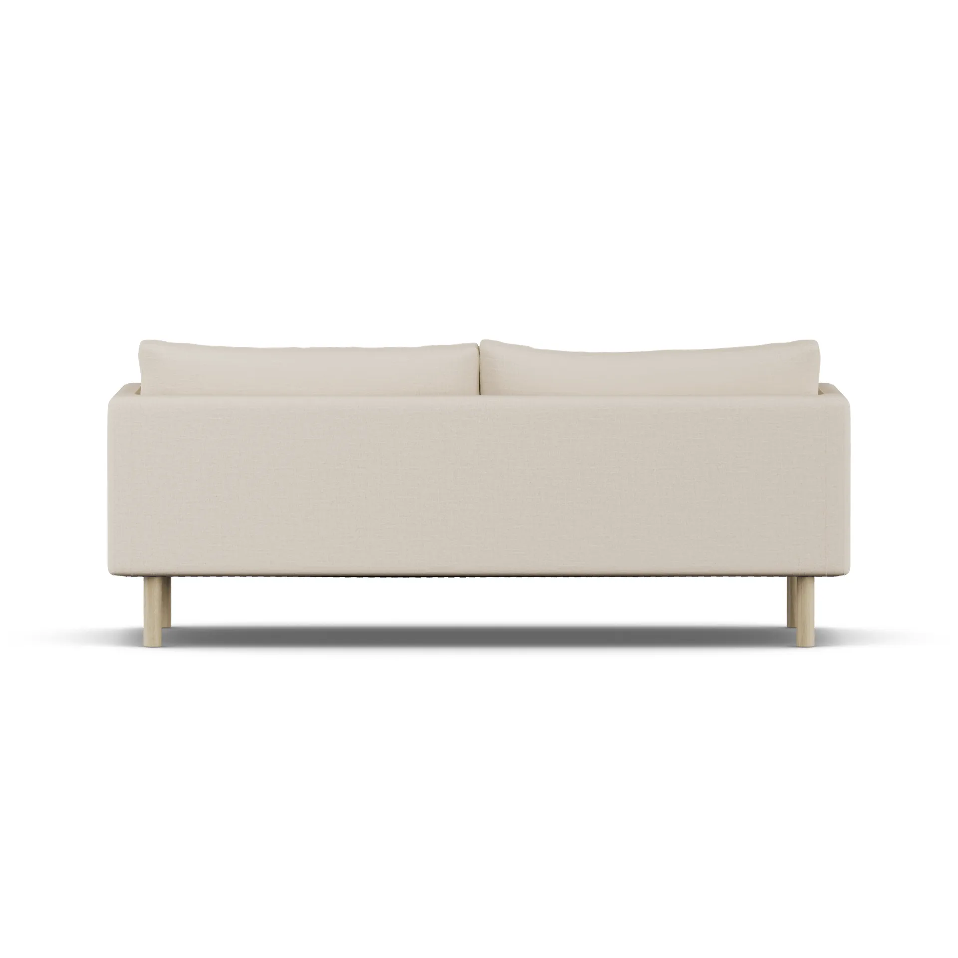 Linnevik divano, Same Beige 6670-rovere oliato bianco, 3 sedute, senza gonna 1898
