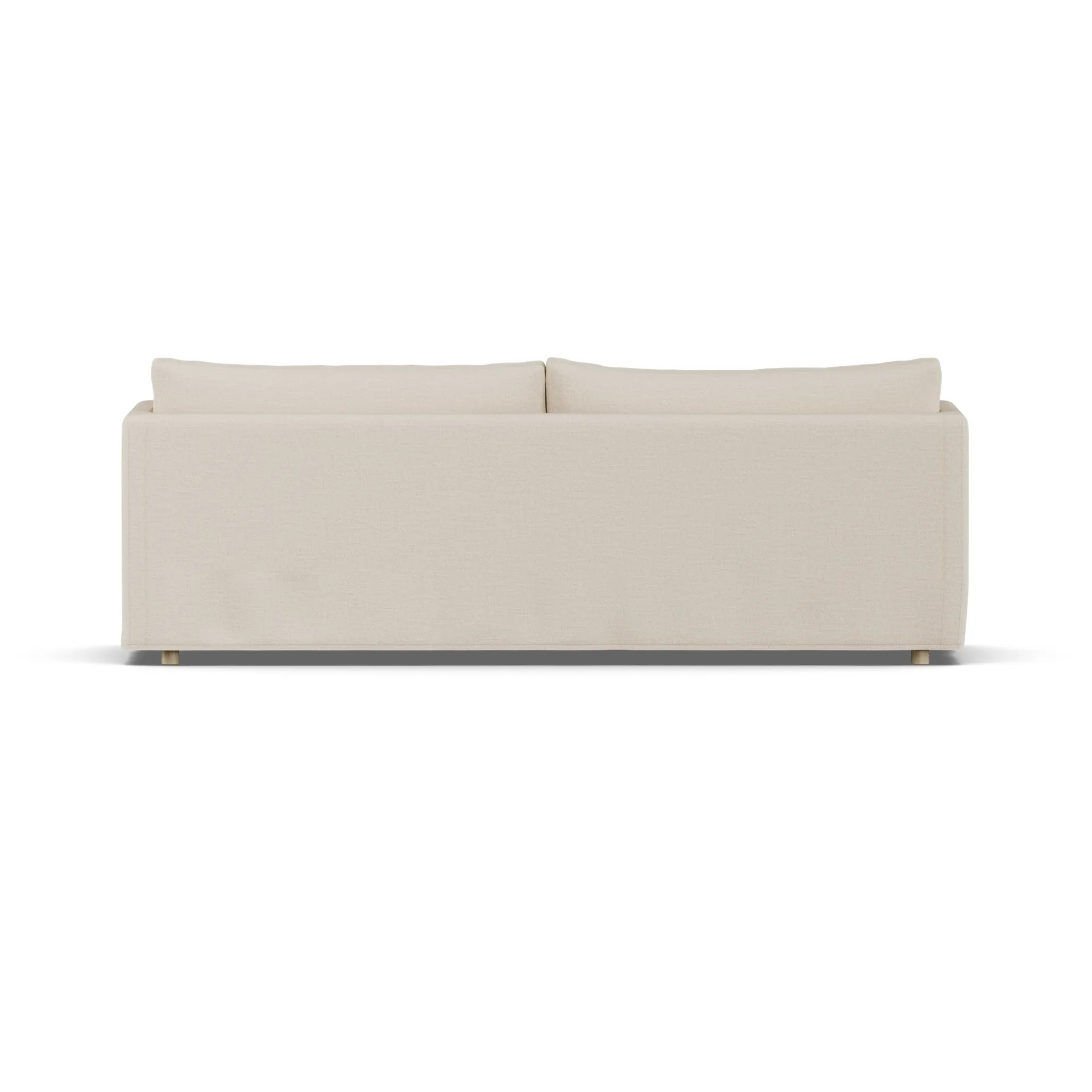 Linnevik divano, Same Beige 6670-rovere oliato bianco, 4 sedute, con gonna 1898