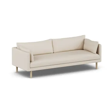 Linnevik divano - Same Beige 6670-rovere oliato bianco, 4 sedute, senza gonna - 1898