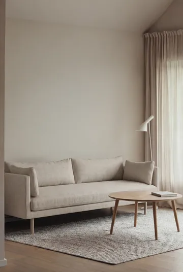 Linnevik divano - Same Beige 6670-rovere oliato bianco, 4 sedute, senza gonna - 1898