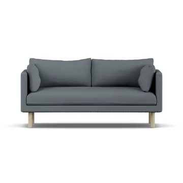 Linnevik divano - Same Blue 6678-rovere oliato bianco, 2 sedute, senza gonna - 1898